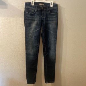 2.1 Denim dark wash skinny jeans size 27